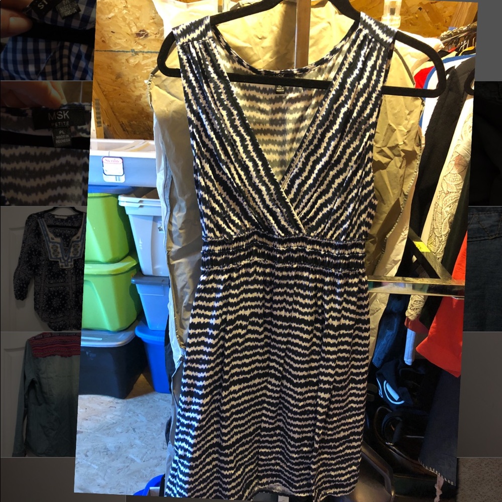 Blue and White Sundress